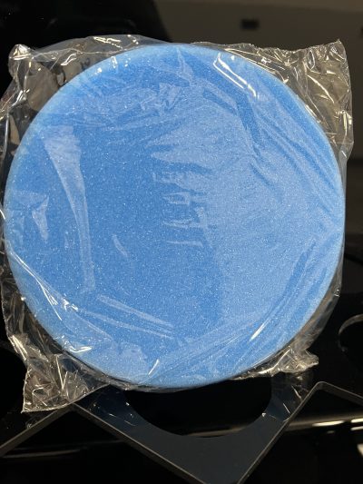 ETALON leštiaci kotúč na suchý zips 150mm x 25mm stredný modrý - 3